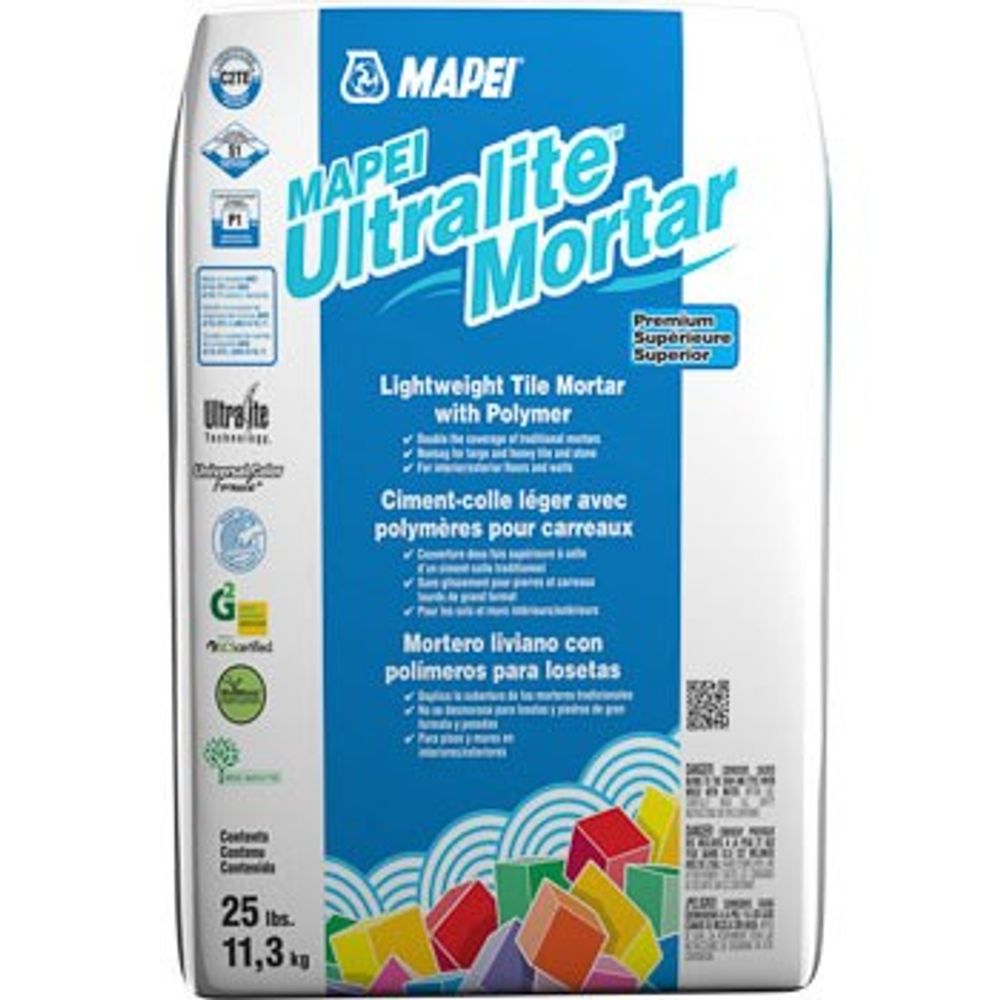 Mapei Ultralite Mortar Ciment-colle léger de qualité supérieure avec ...