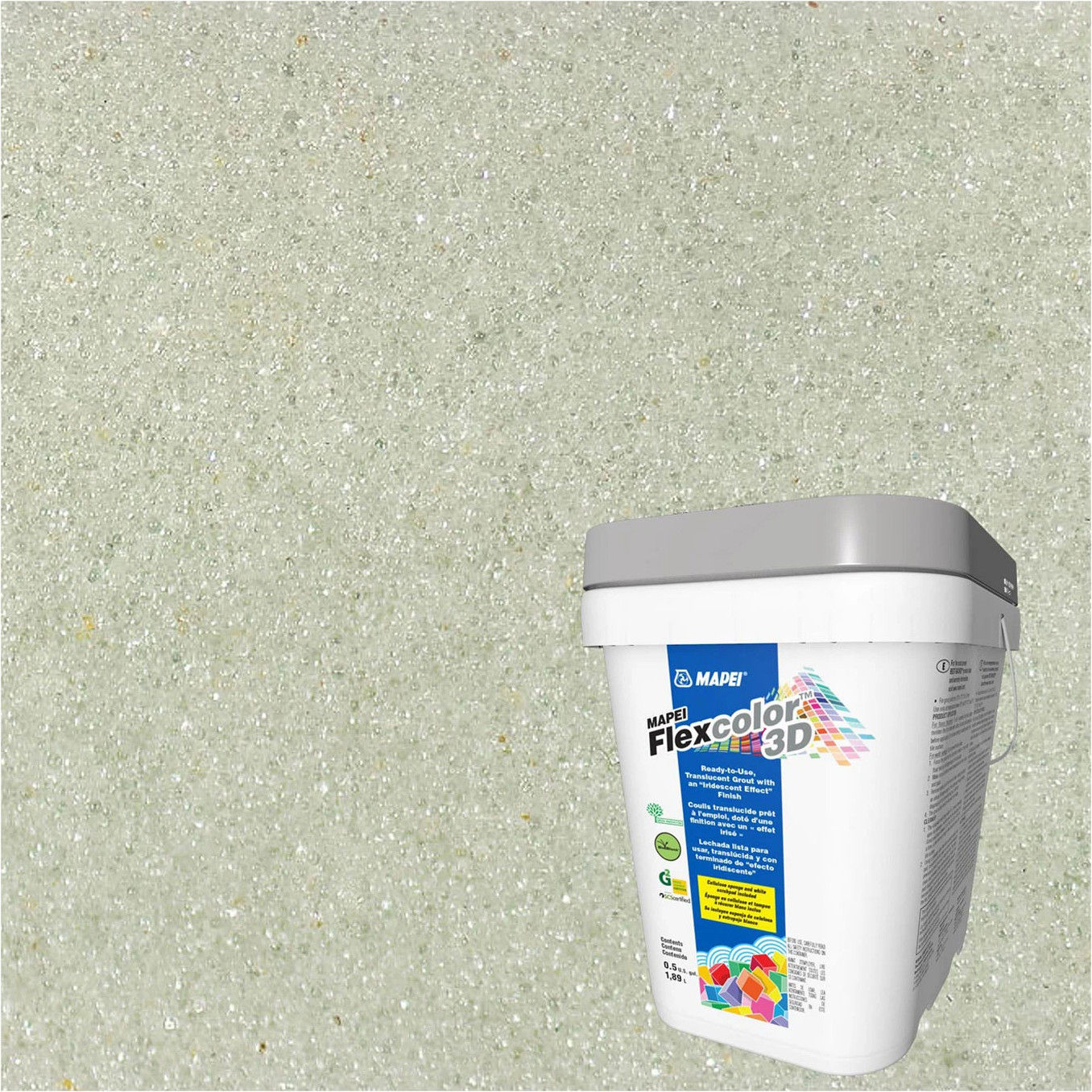 Mapei Flexcolor 3D Ready-to-Use Translucent Grout - #201 Crystal Moon ...