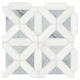 Mosaic Bianco Dolomite White-Cool Polished 12" x 12"