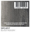 Vinyl Planks Timeless Black Hickory Click Lock 6" x 48"